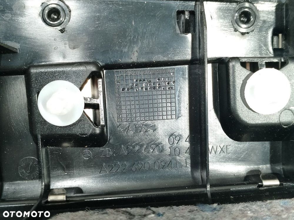 MASKOWNICA PASA OSŁONA TYŁ MAYBACH X222 A2226900941 - 5