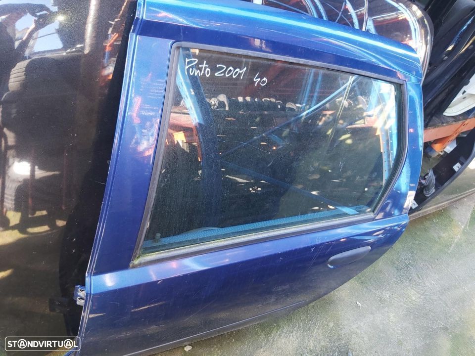 Porta Tras Esquerda Fiat Punto 2001 - 1