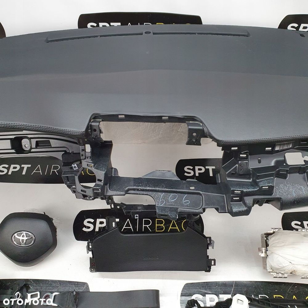 TOYOTA C-HR LIFT DESKA ROZDZIELCZA KONSOLA KOKPIT PULPIT PODUSZKI AIRBAG AIR BAG PASY KIT SET - 4