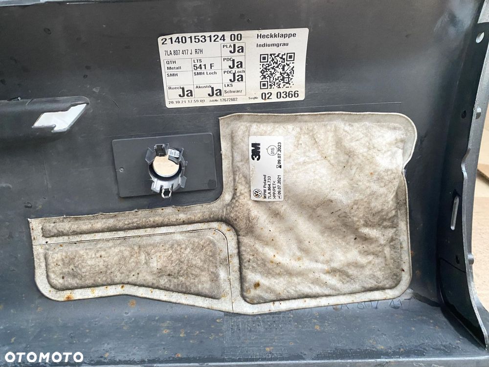 VW T6 T6.1 MULTIVAN CARAVELLA Lift 19- Zderzak tył tylny 6X PDC SZARY LR7H - 15