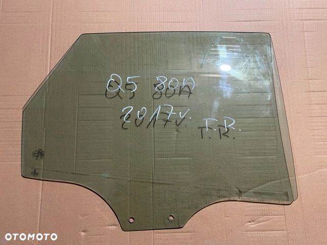 AUDI Q5 80A Szyba drzwi tył prawa prawe 17r - 1
