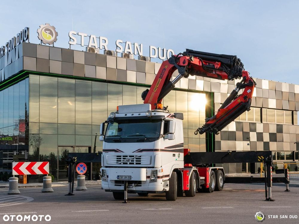 Volvo FH 520 8x2 PALFINGER PK 100002 HDS Żuraw Fly Jib - 4