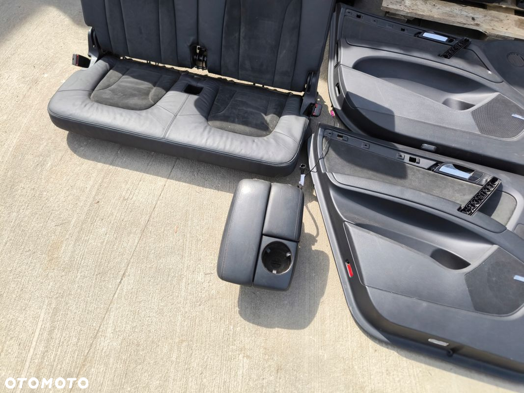FOTEL FOTELE AUDI Q7 4L 7 OSÓB SKÓRA ALCANTARA S LINE BOSE KOMPLET - 3