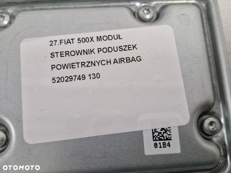 FIAT 500X MODUŁ STEROWNIK PODUSZEK POWIETRZNYCH AIRBAG 52029749 - 8
