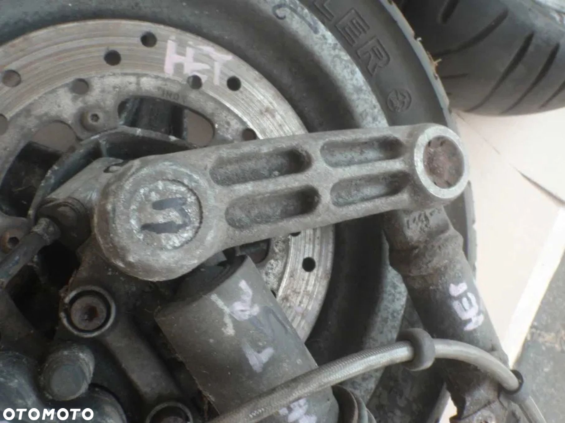 pólka laga amortyzator wspornik aluminiowy PIAGGIO HEXAGON 125 - 4
