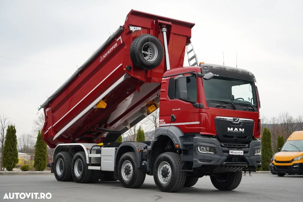 MAN TGS 41.480 / 8X8 / ​​BASCULATOR / AUTOMAT / NOU-NOUȚ / ECHIPAMENTE BOGATE / DISPONIBIL IMEDIAT / AUR METALIC / - 6