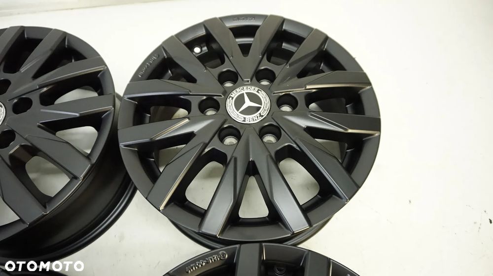 FELGI ALUMINIOWE 16 MERCEDES SPRINTER VW CRAFTER ET54 CZARNY MAT - 4