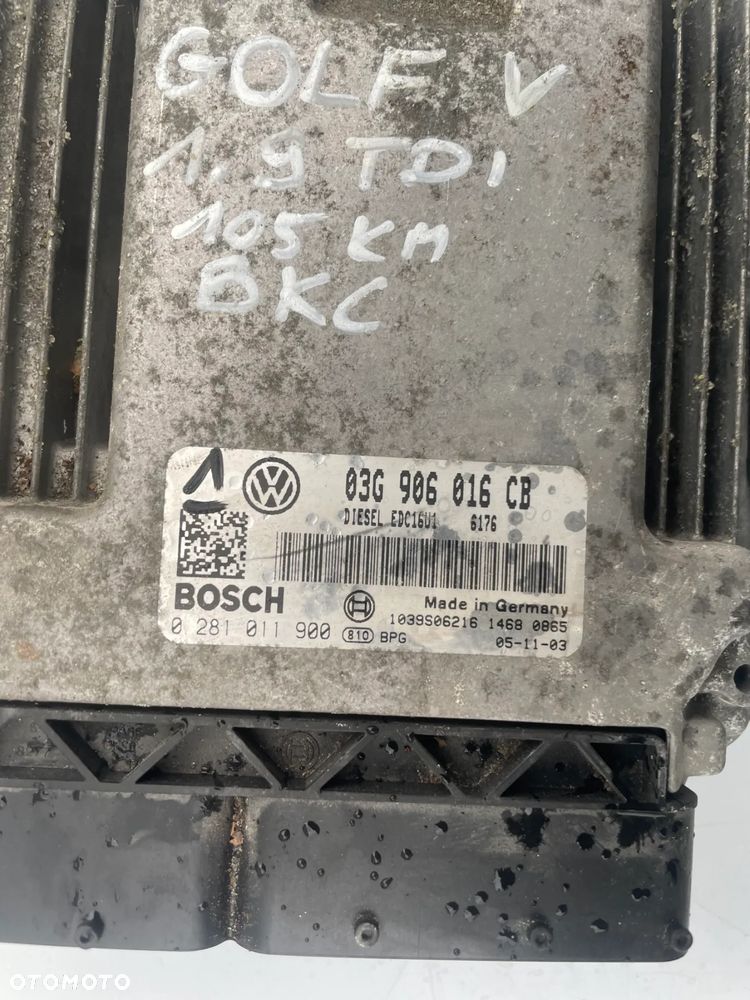 STEROWNIK SILNIKA VW GOLF IV 1.9 TDI 105KM 03G906016CB - 2