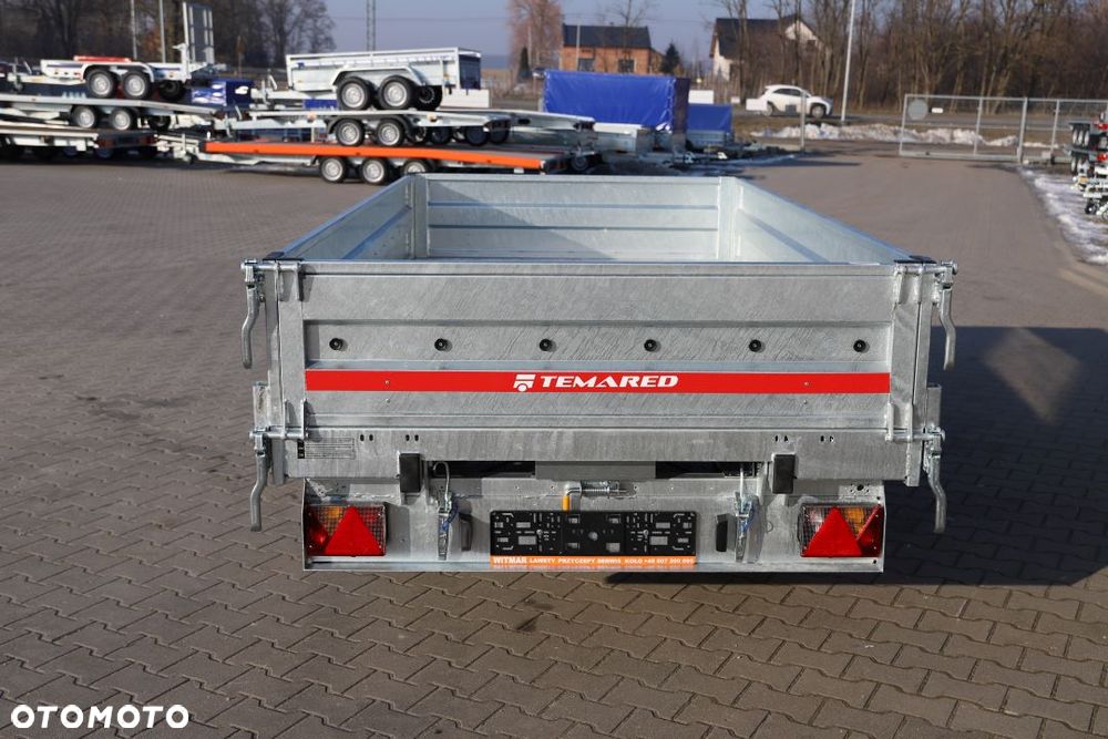 TEMARED TIPPER 3015/2 C S 2,7T 303x153x40cm, DMC 2700kg, Koła 195R13C, Pompa elektryczna i ręczna , - 16