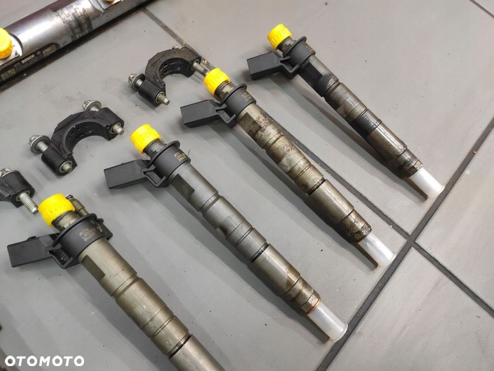 BMW 3.0D N57 F01 F10 ZESTAW WTRYSKOWY WTRYSKIWACZE LISTWA POMPA KPL OE ORYG - 3