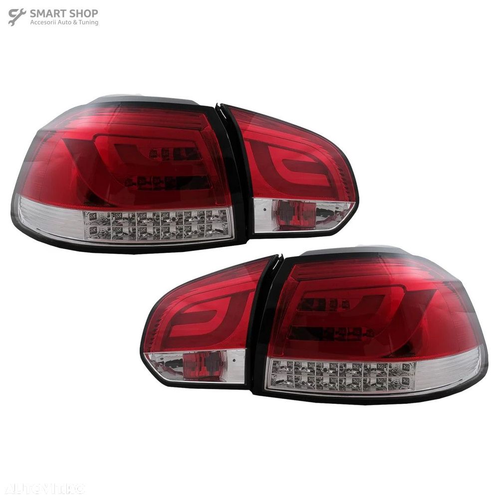 Stopuri LED VW Golf 6 VI Hatchback (2008-2013) Rosu Clar - 2