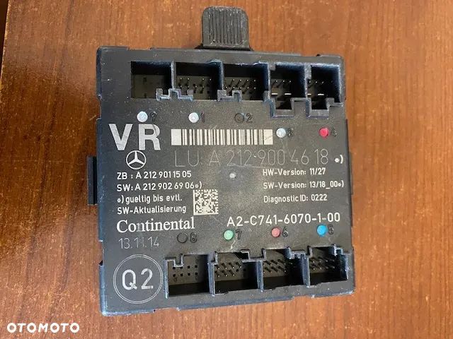 MODUŁ STEROWNIK DRZWI MERCEDES W212 A2129004618