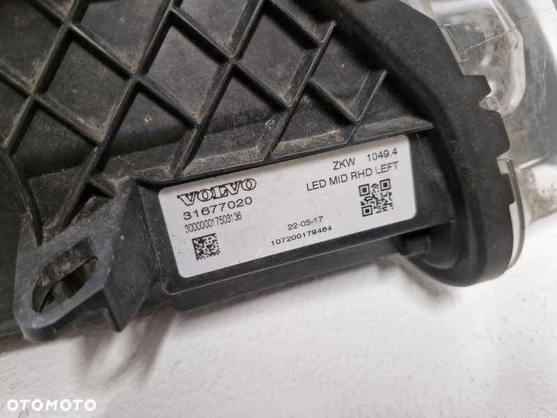 volvo v40 2 ii lift lampa lewy przód lewa przednia reflektor full led uk - 12