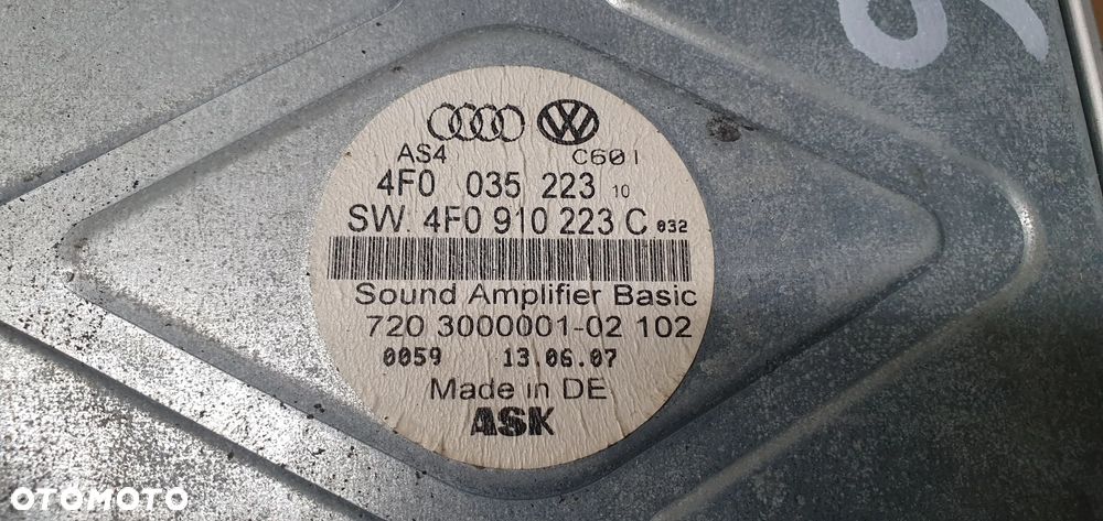 Wzmacniacz ASK Audi A6 C6 4F0035223 4F0910223C - 6
