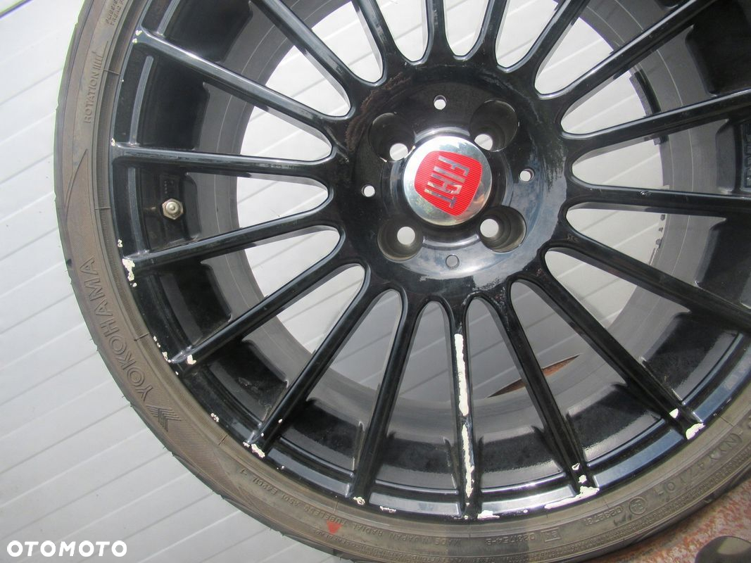 ALU+OPONY LATO R17 FIAT 500,ABARTH 4x98 195/40R17+215/35R17 7J/8J - 6
