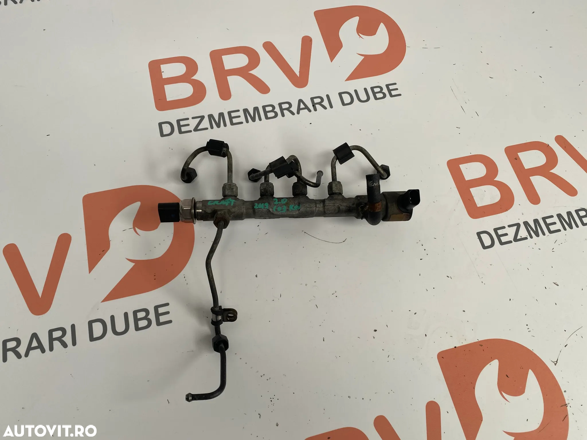 Rampa injectoare completa cu senzor pentru Vw Crafter 2.0 motorizare 103kw - 140 ps Euro 6 - 2