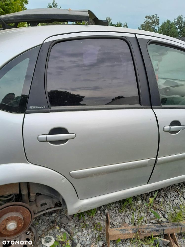 CZĘŚCI Citroen C3 5 - Drzwi PRZÓD prawe lewe TYŁ prawe lewe srebrne - 2