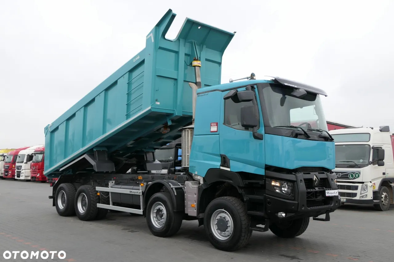 Renault K 480 / 8x6 / WYWROTKA TYLNOZSYPOWA 25 m3 / EURO 6 - 4
