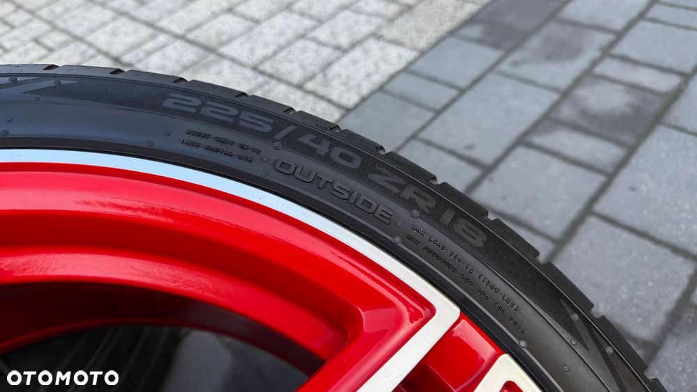 Koła r18 5x120 Borbet 225/40 ET30 8J bmw e46 e36 e39 e60 VW transporter t5 XRT8018 alufelgi KBA49282 - 6