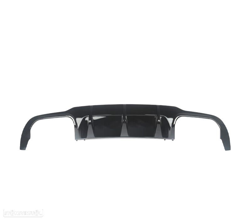 DIFUSOR MERCEDES W204 07-14 LOOK C63 AMG PRETO BRILHANTE - 3