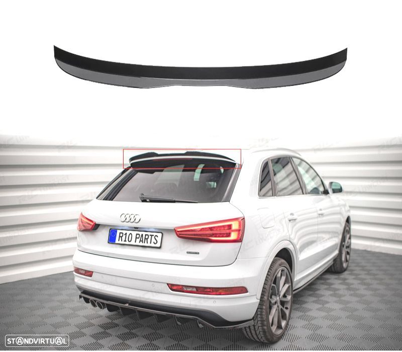 AILERON AUDI Q3 I 11-18 PRETO BRILHANTE - 1