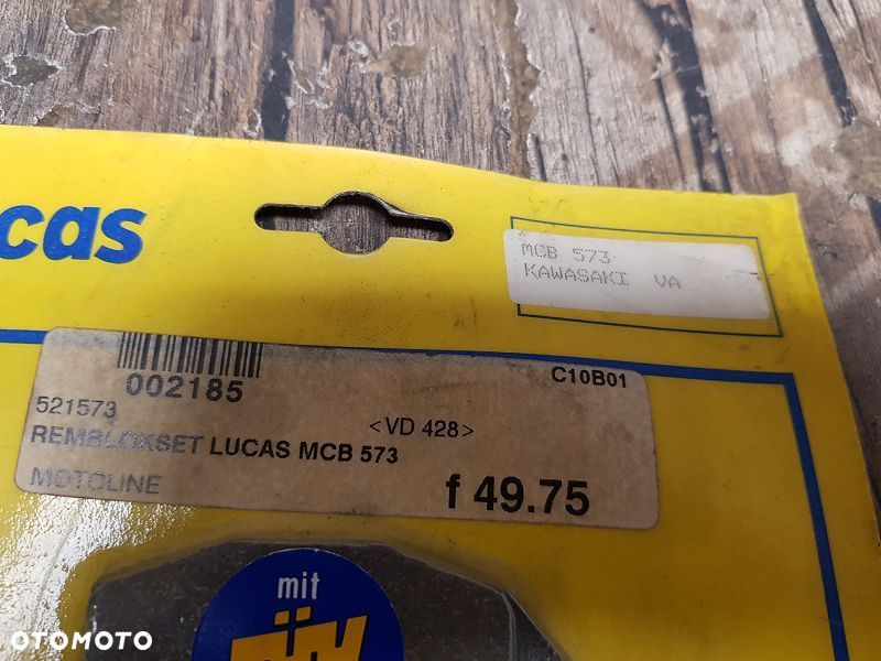 Klocki hamulcowe Lucas MCB 573 Kawasaki KX125 / KX250 / KX500 - 3
