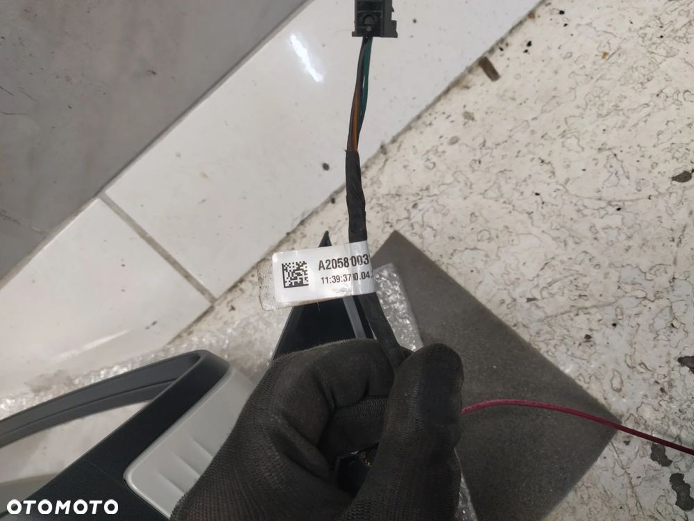 MERCEDES C KLASA W205 LUSTERKO ZEWNĘTRZNE LEWE 7 PIN + 1 PIN ANTENA ASFERYCZNE KOMPLETNE ORYGINAŁ - 27
