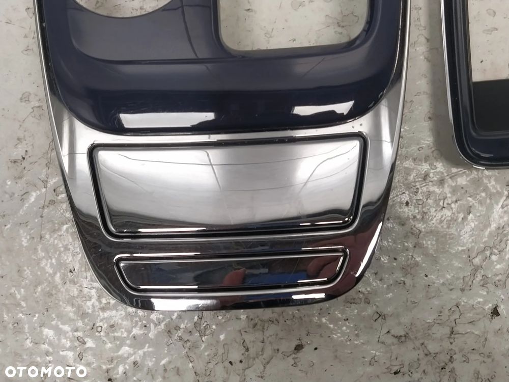 JAGUAR XJ X351 LISTWA OZDOBNA RAMKA TUNEL ŚRODKOWY DEKOR LEWARKA SKRZYNI BIEGÓW RAMKA CHROM DEKOR RADIA RADIO KOMPLET ORYGINAŁ - 5