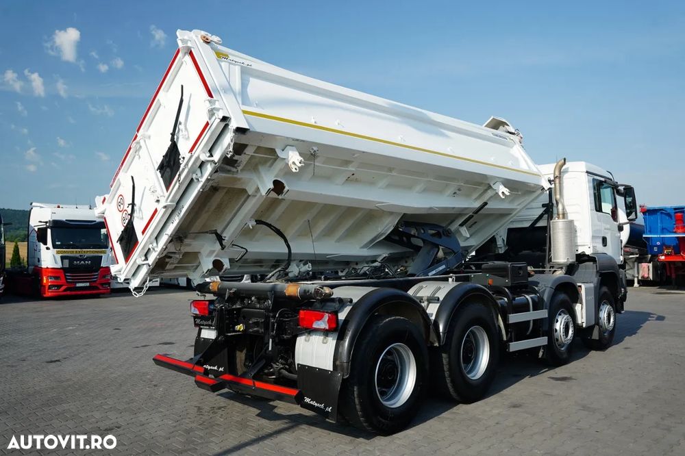 MAN TGS 35.420 / 8X4 / BASCULATOR 2 LATURĂ / MEILLER KIPPER / HYDROBRA / AUTOMAT / EURO 6 - 10