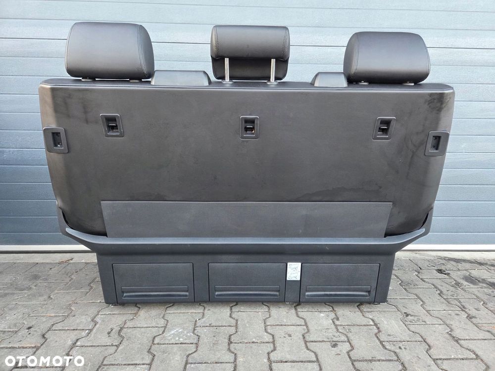 VW T6 MULTIVAN HIGHLINE fotel kanapa łóżko tył rozkładane skóra alcantara - 8