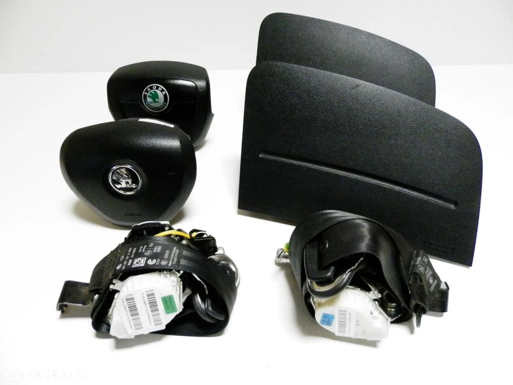 AIRBAG PODUSZKA SKODA FABIA II ROOMSTER KOMPLET EUROPA KIEROWCA PASAZER - 1