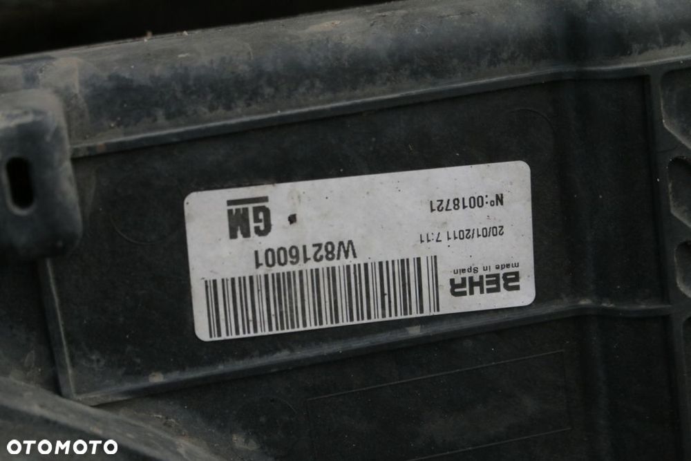 chłodnice wentylator Opel Meriva B 1.7 - 7