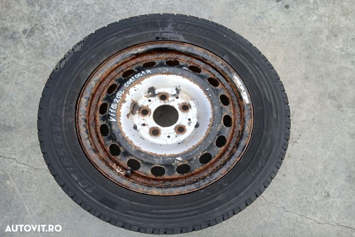 Janta tabla cu anvelopa 16 6394011602 6J16H2 ET54  195/65 R16 C 63940 - 1