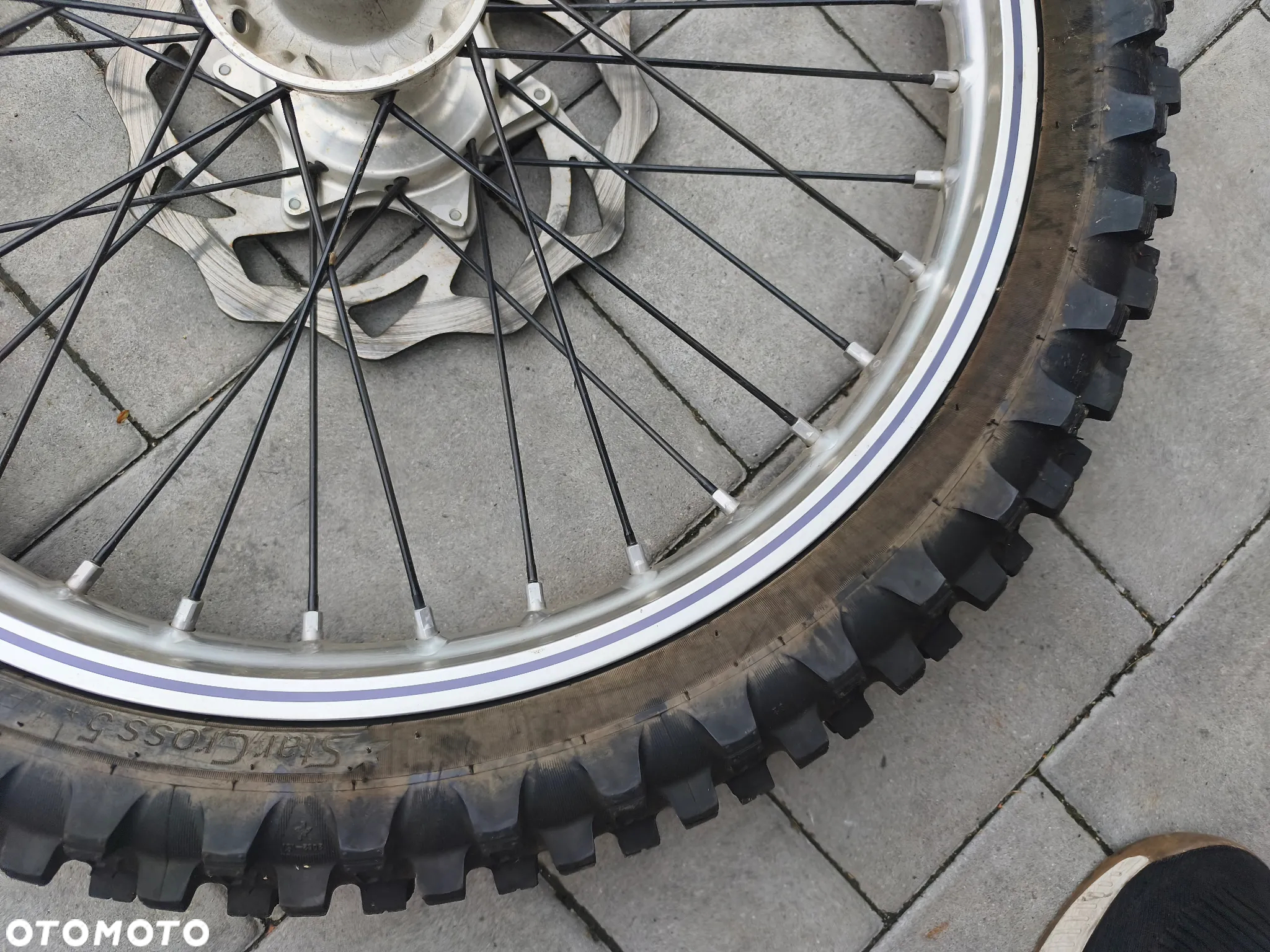 Koło przód, przednie, felga, opona, tarcza hamulcowa przód KTM, Husqvarna, GasGas, Husaberg Excel 21x1,6 - 18