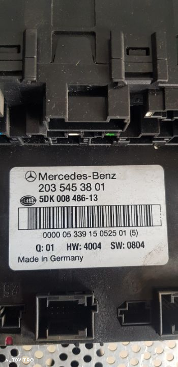 Calculator Modul Confort SAM Mercedes C Class W203 Cod A2038202726 - 5
