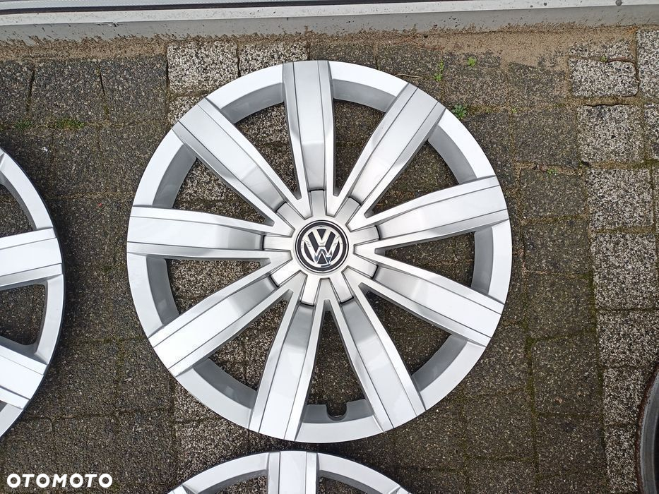 17" Kołpaki VW Tiguan Komplet Oryginaln Bardzo Ładne Golf Caddy Passat - 5