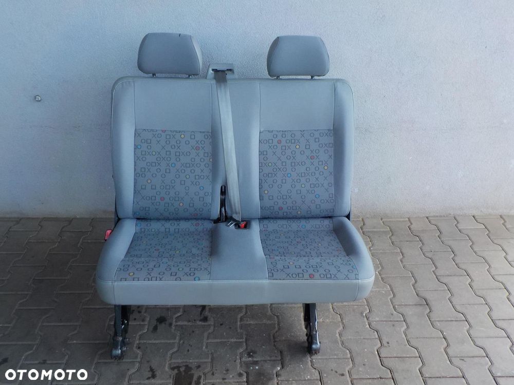 VW T5 T6 FOTEL PODWÓJNY KANAPA DWÓJKA ŁAWKA TYŁ TYLNA ISOFIX XOXO