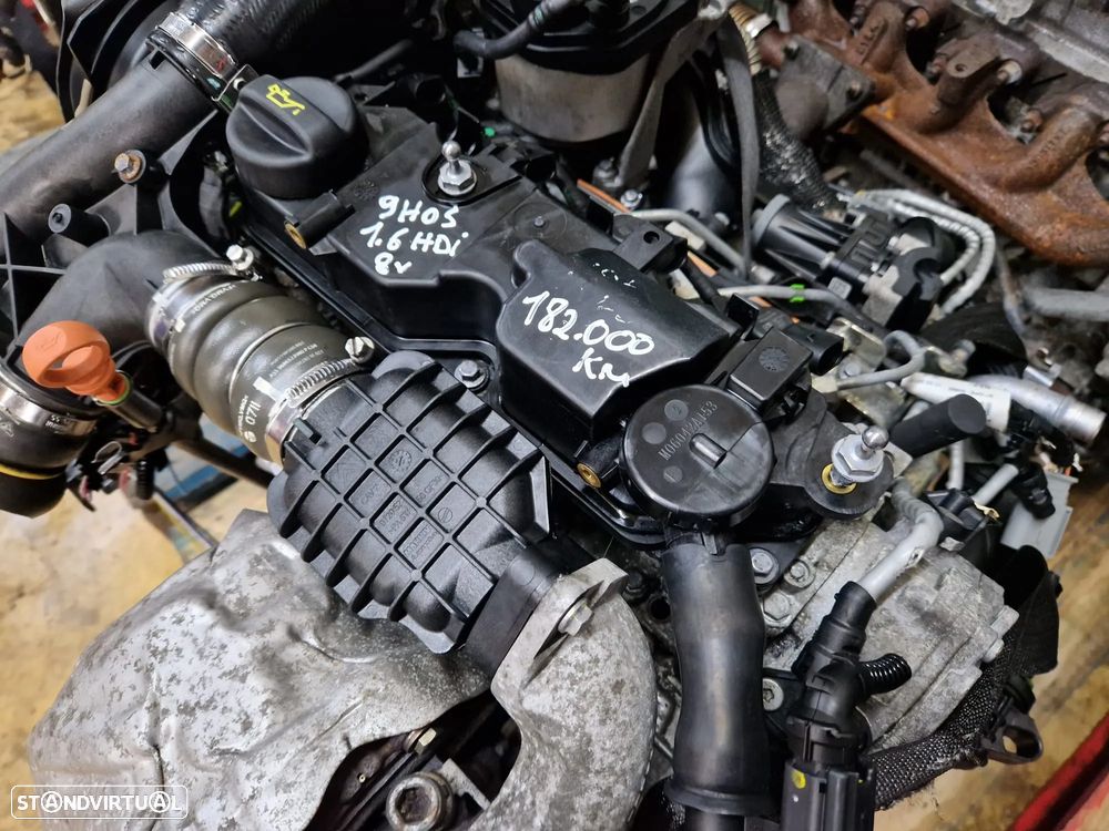 Motor usado 9H05 PEUGEOT 308 II 1.6 BLUE HDI 115CV 508 112CV 2013 SIEMENS - 2