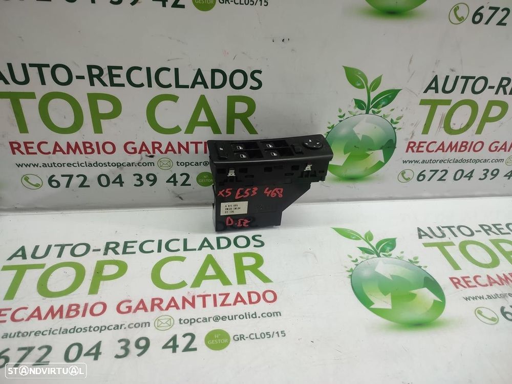 COMANDO ELEVADOR DE VIDRO FRONTAL ESQUERDO BMW X5 2002 - 1
