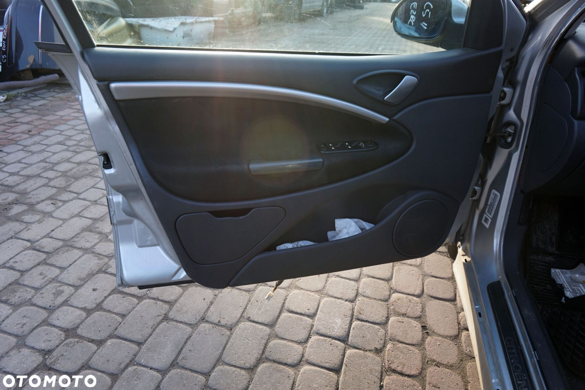 DRZWI PRZEDNIE LEWE C5 II LIFT KOMBI EZRC  SREBRNY CITROEN 2004-2007 - 6