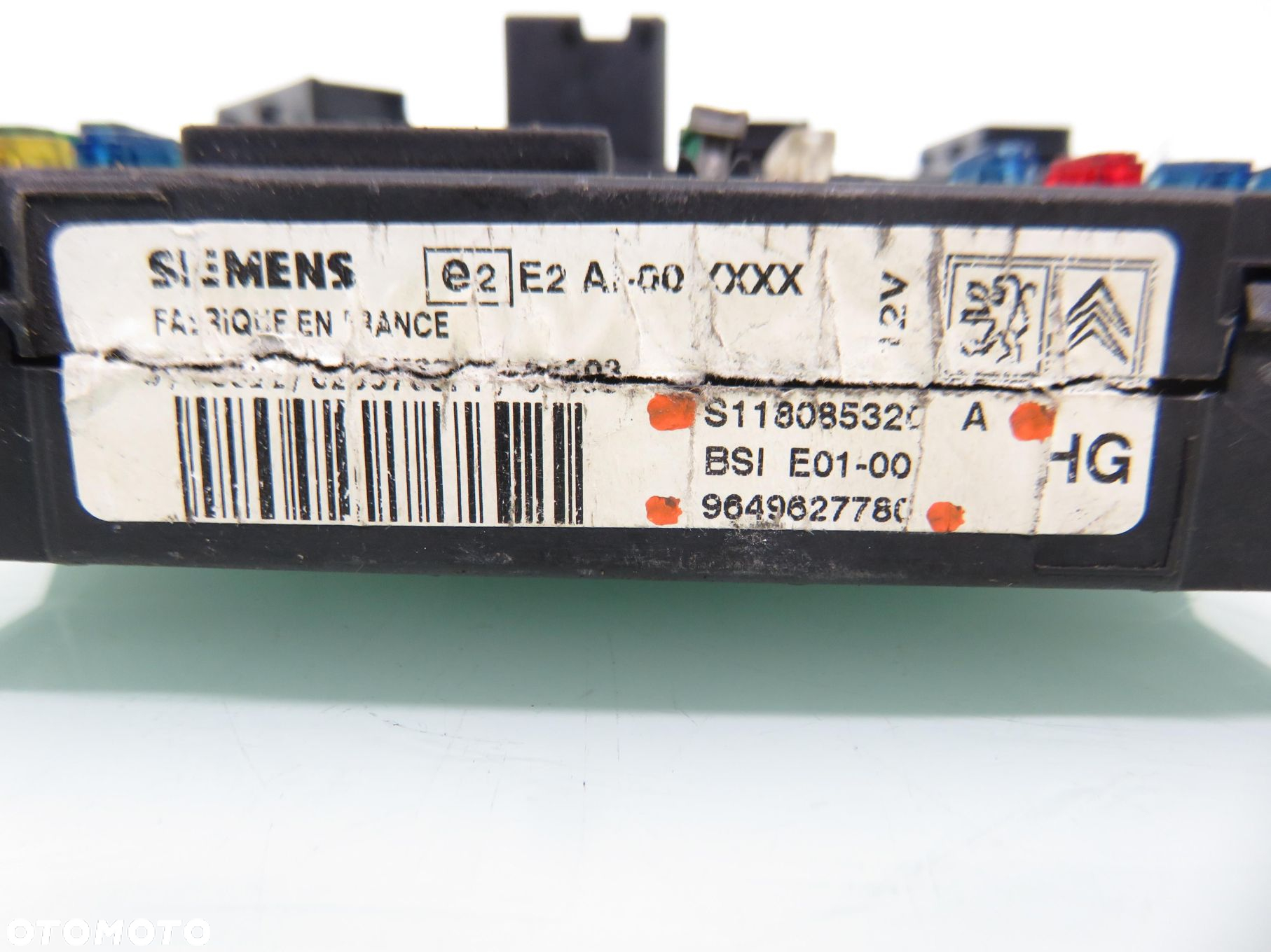 BSI CITROEN XSARA PICASSO I 2.0 HDi S118085320 9649627780 - 2