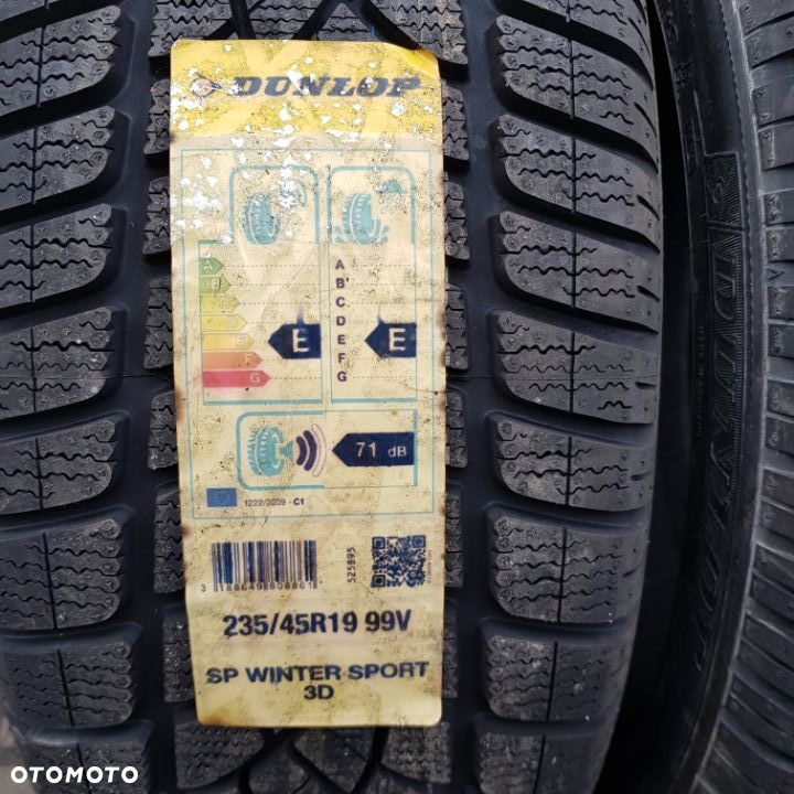 4x 235/45R19 Dunlop Sp Winter Sport 3D Nowy komplet opon zimowych Poznań - 2