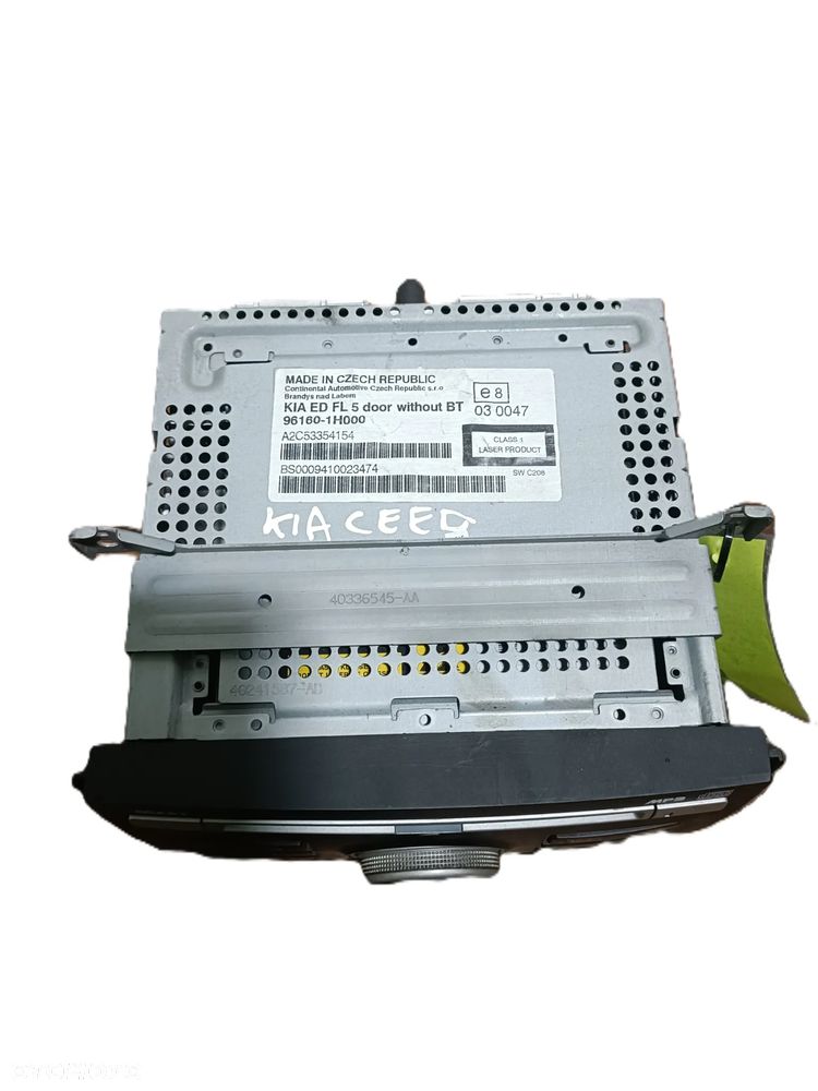 KIA CEED I 06-12 radioodtwarzacz radioodbiornik radio 961601H000 * - 2