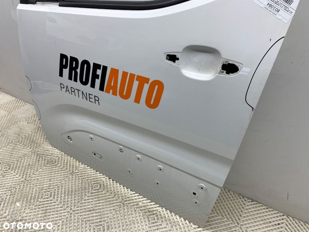 DRZWI LEWY PRZÓD  PEUGEOT PARTNER Nadwozie pełne/minivan (K9) 2018 - 2022 1.5 BlueHDi 100 75 kW - 2