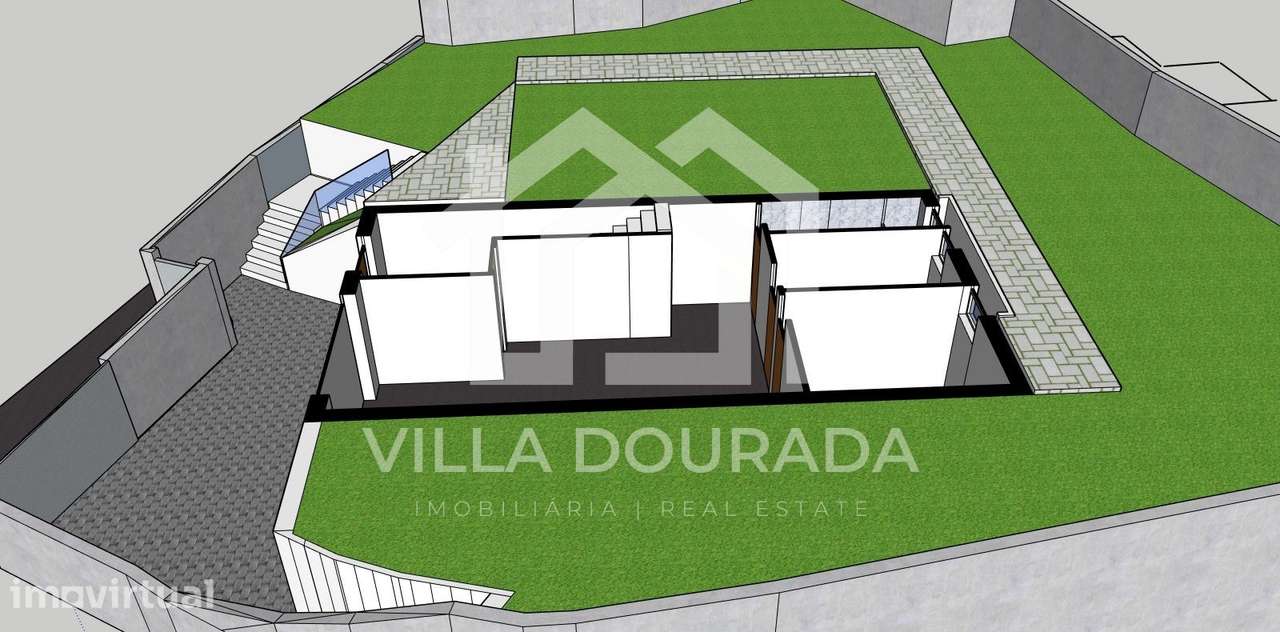 Moradia T3 com Arquitetura Moderna, Garagem e Jardim -Vila Maior Sant - Grande imagem: 5/20