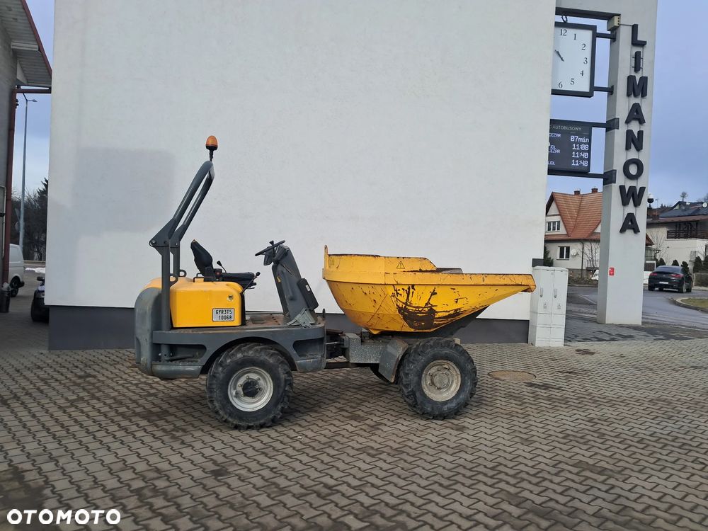 Wacker Neuson wozidło budowlane obrotowe 4 t tony hydrostat/automat oświetlenie obrót + kiper silnik Yanmar 44 KM nowe opony przód ROPS 4x4 3 6 t ładowność D04-02 Terex Thwaites JCB Mecalac Ausa 4001s wywrotka kamera - 12