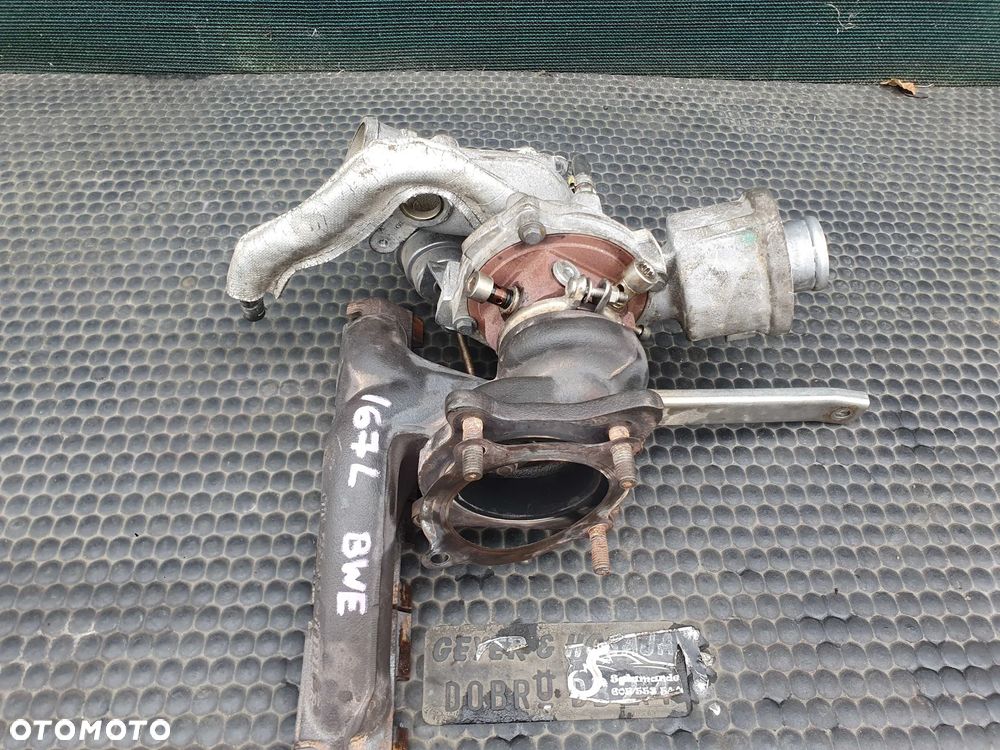 Turbina K03 53039880106 53031019571B Turbosprezarka Turbo Kolektor Wydechowy 2.0 TFSI BWE Audi A4 B7 A6 C6 Seat Exeo - 6