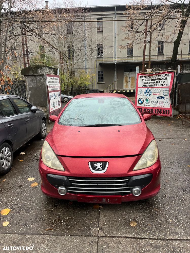 Bara fata Peugeot 307 CC cabrio facelift visiniu 2006 - 13