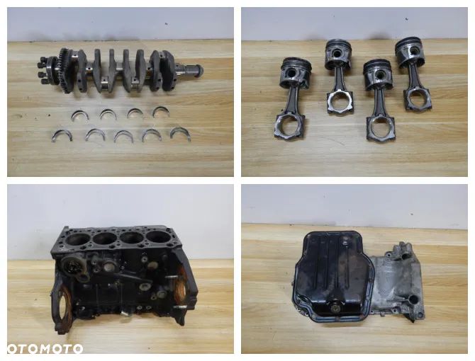 Blok silnika miska olejowa tłok korbowód wał korbowy 1.7 cdti  Opel MOKKA I Astra Meriva Zafira Trax Cruze 10-18  Łuków części
