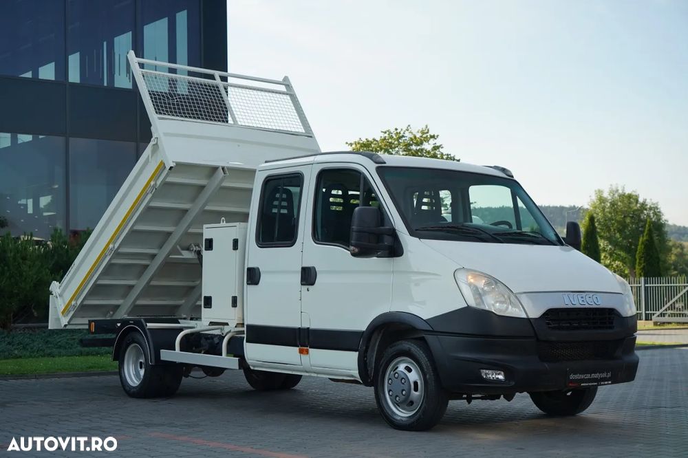 Iveco DAILY 35-130 / OȚEL CU BASCULATOR SPATE / CAMION MIX - 7 LOCURI / DOUĂ / MANUAL / IMPORTAT / - 2